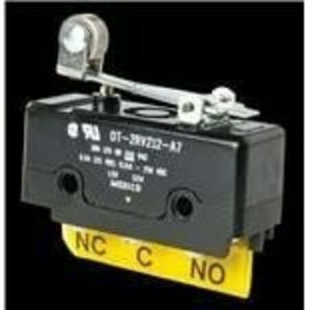 HONEYWELL Snap Acting/Limit Switch, Dpdt, Momentary, 0.3A, 125Vdc, 3.43Mm, Screw Terminal, Wide Sintered DT-2RV212-A7